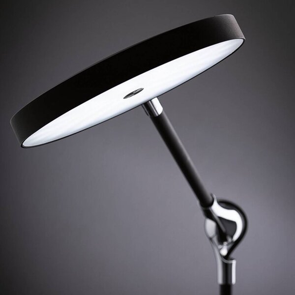 Paulmann LED stolní lampa Numis, černá, stmívatelné,, stmívatelný, Černá, Pracovna / kancelář, Hliník, Moderní