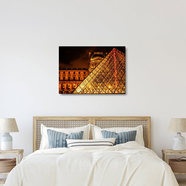 Obraz Louvre v Paříži (70x50 cm)