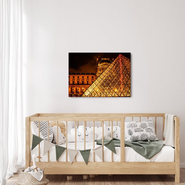 Obraz Louvre v Paříži (70x50 cm)