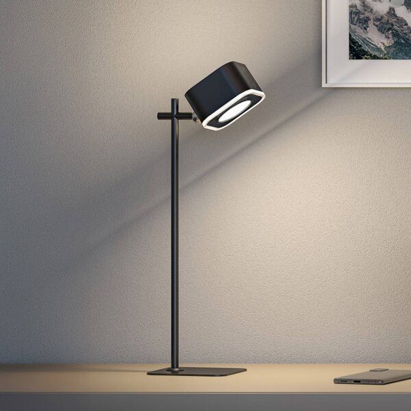 Paulmann LED stolní lampa na baterie Varia, černá, 37 cm, stmívatelné, stmívatelný, Černá, Obývací pokoj / jídelna, Plast, Moderní