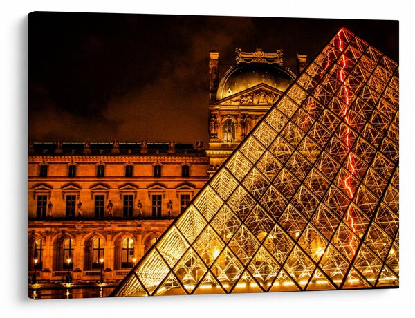 Obraz Louvre v Paříži (70x50 cm)