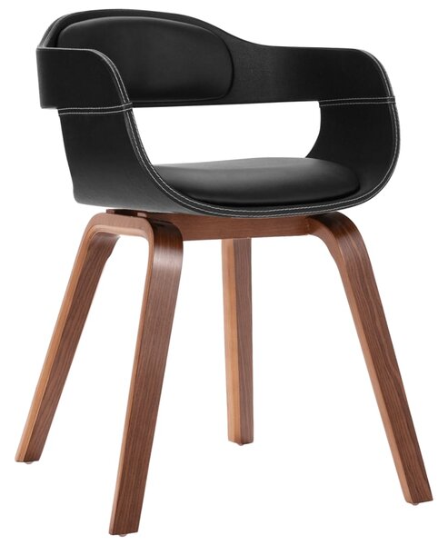 Jídelní židle ohýbané dřevo a umělá kůže