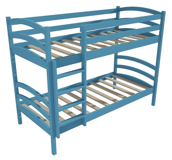 Vomaks Patrová postel PP 016 Rozměr: 80 x 180 cm, Barva: barva modrá, Prostor mezi lůžky: 80 cm