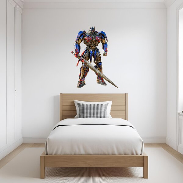 Textilní samolepka na zeď "Transformer - Optimus Prime"