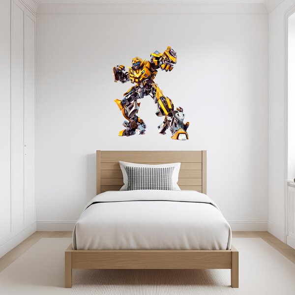 Textilní samolepka na zeď "Transformer - Bumblebee"