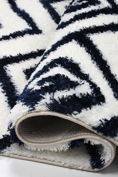 Koberec Boho 638 CREAM/NAVY BLUE