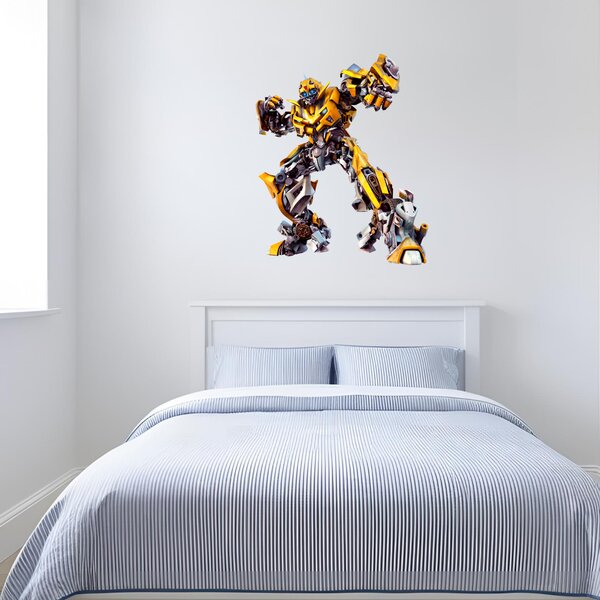 Textilní samolepka na zeď "Transformer - Bumblebee"