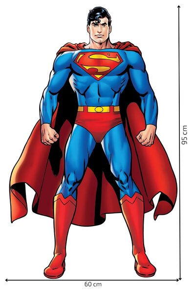 Textilní samolepka na zeď "Superman"