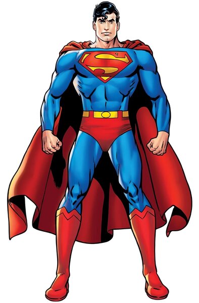 Textilní samolepka na zeď "Superman"