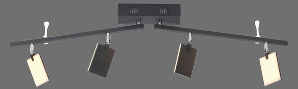 LED ZÁŘIČ, 101/95/22,5 cm - Bodová světla