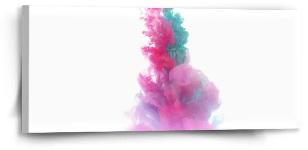 Sablio Obraz Barevný kouř - 110x50 cm