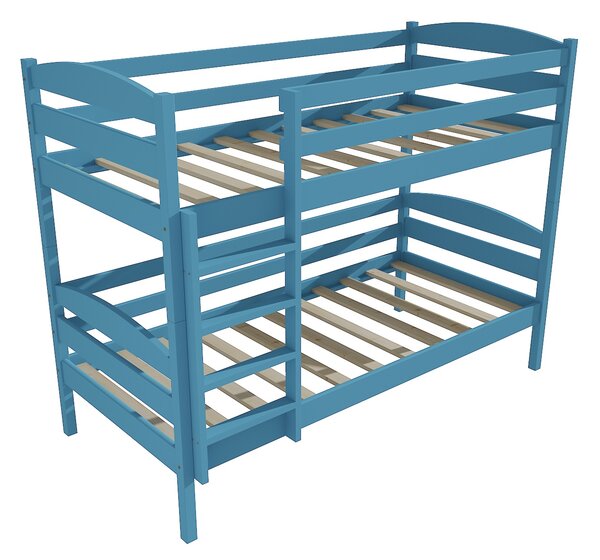 Vomaks Patrová postel PP 018 Rozměr: 80 x 180 cm, Barva: barva modrá, Prostor mezi lůžky: 80 cm