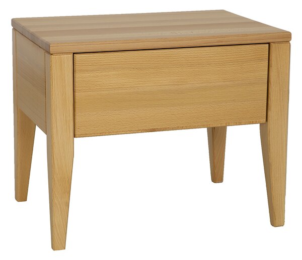 Noční stolek RETRO buk s 1 zásuvkou