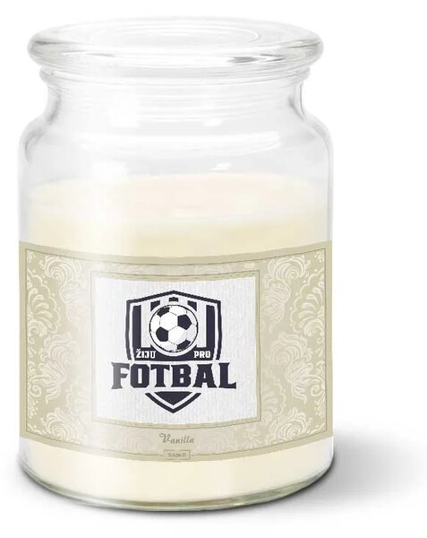 Sablio Svíčka Žiju pro fotbal - 500 g
