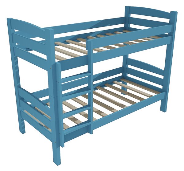 Vomaks Patrová postel PP 019 Rozměr: 80 x 180 cm, Barva: barva modrá, Prostor mezi lůžky: 80 cm
