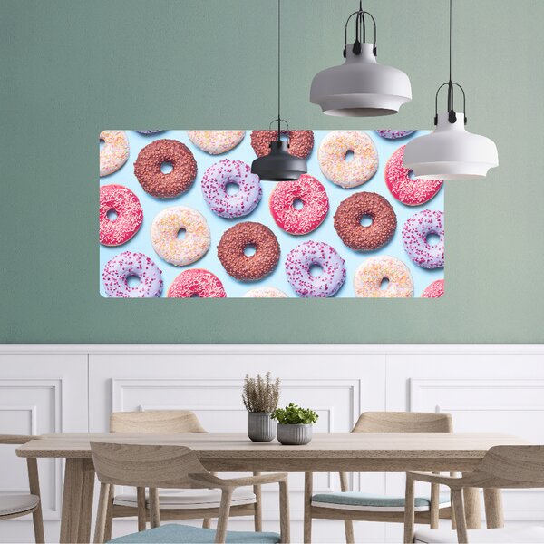 PIPPER. Samolepící textilní tapeta "Donuts"