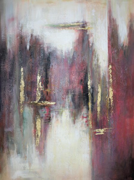 OLEJOMALBA, abstraktní, 90/120 cm Monee - Olejomalby