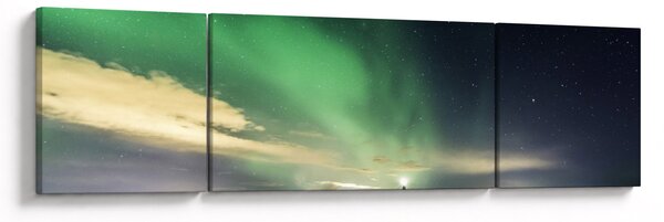 Obraz polární záře (170x50 cm)