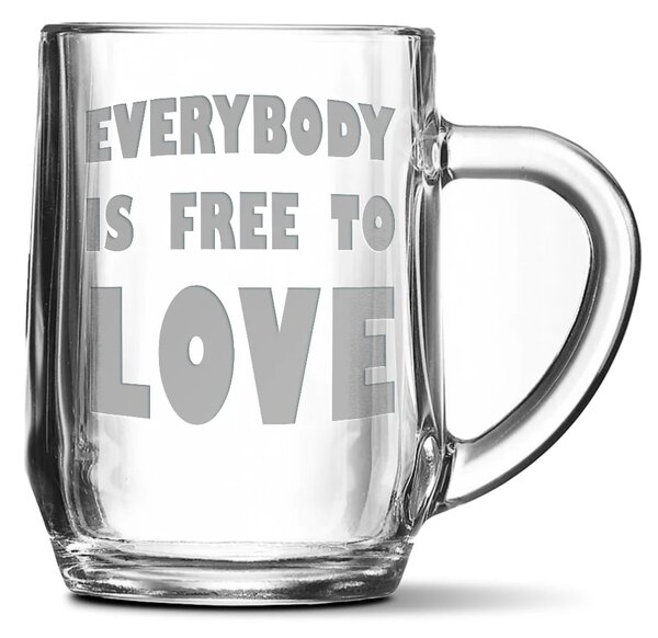 Sablio Půllitr Everybody is free to love: 0,5