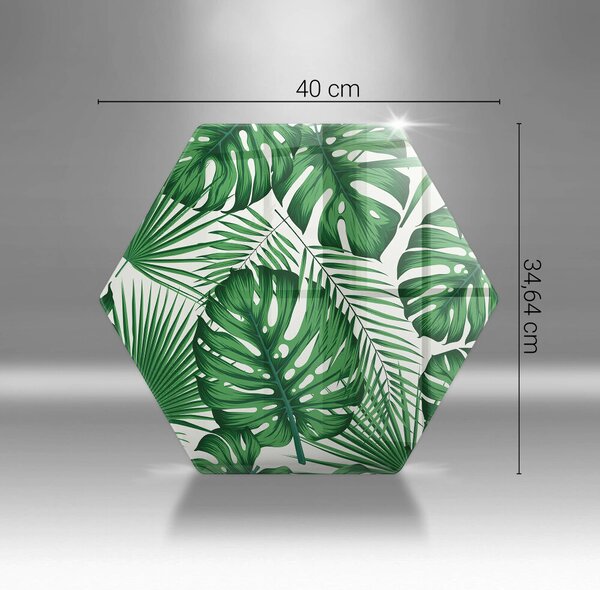 Skleněná krájecí deska Monstera odchází