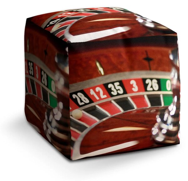 Sablio Taburet Cube Ruleta - 40x40x40 cm