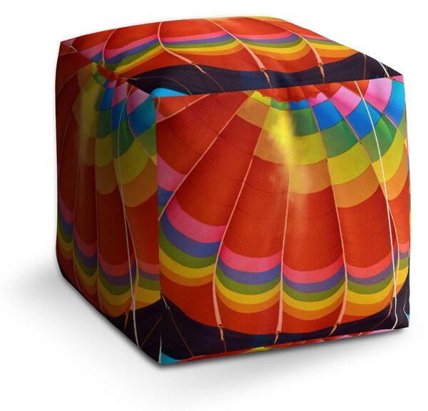 Sablio Taburet Cube Horkovzdušný balon - 40x40x40 cm