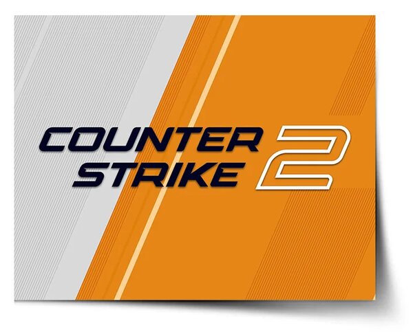 Sablio Plakát Counter Strike 2 Oranžová - 60x40 cm