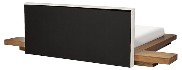 Postel Buklé ZEN 160 x 200 cm Přírodní jasan