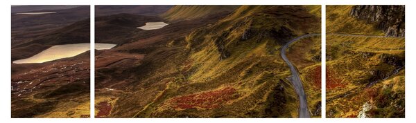 Obraz skotských hor (170x50 cm)
