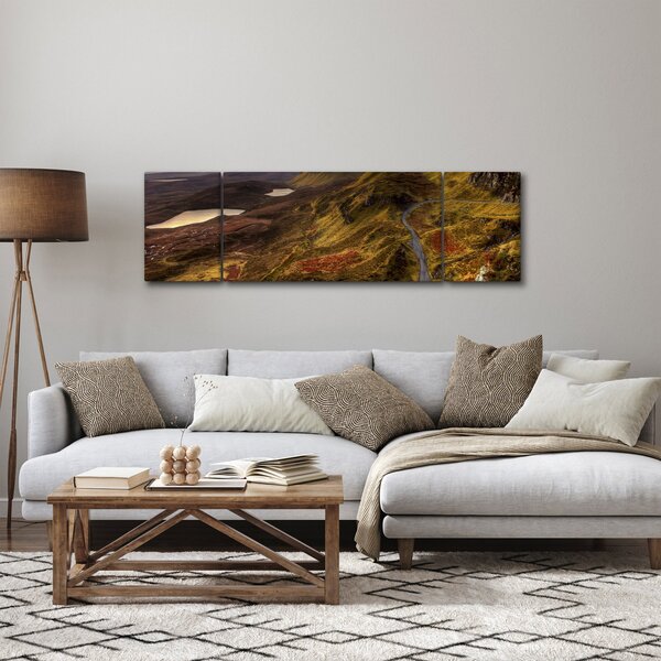 Obraz skotských hor (170x50 cm)