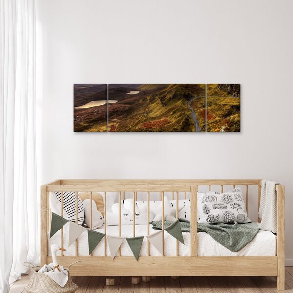 Obraz skotských hor (170x50 cm)
