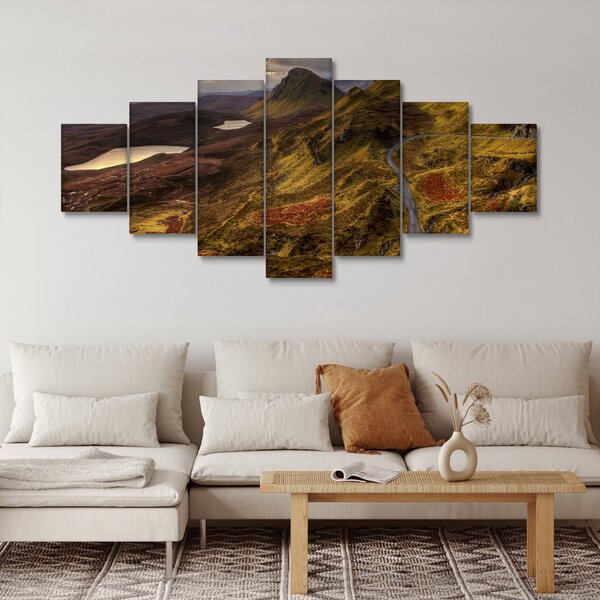 Obraz skotských hor (210x100 cm)