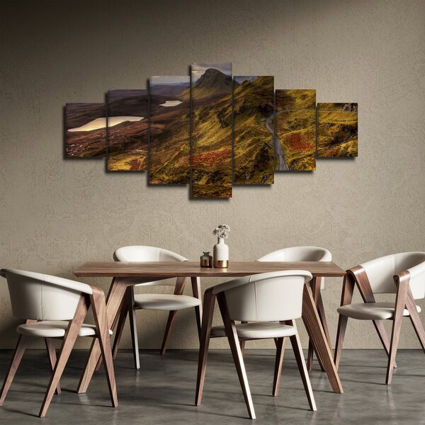 Obraz skotských hor (210x100 cm)