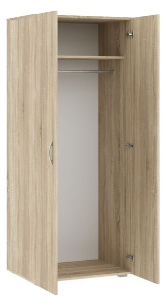 Dvoudveřová šatní skříň 74 cm RICHLAND - dub sonoma