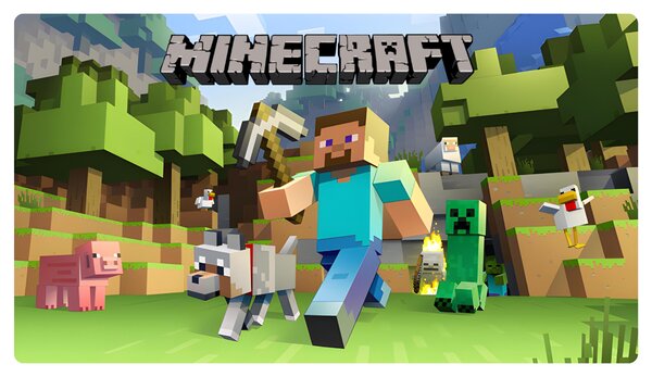 PIPPER. Textilní samolepka na zeď "Minecraft" Velikost: 60cm
