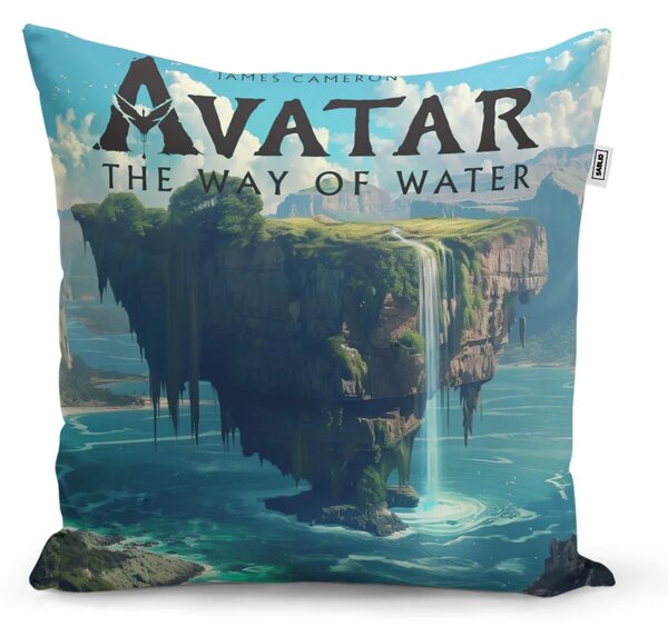 Sablio Polštář Avatar The Way of Water Plovoucí ostrov - 40x40 cm