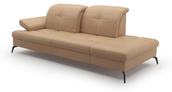 LENOŠKA, textil, kůže, cappuccino Sit & More - Online Only sedačky, Online Only