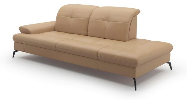 LENOŠKA, textil, kůže, cappuccino Sit & More - Online Only sedačky, Online Only