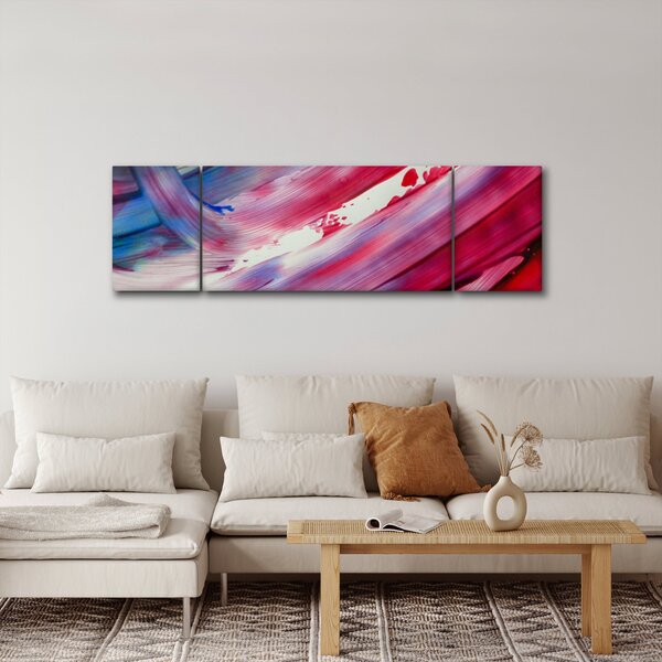 Obraz - růžovomodré barvy (170x50 cm)