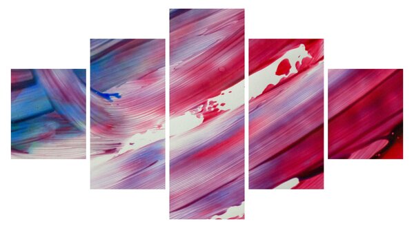 Obraz - růžovomodré barvy (125x70 cm)