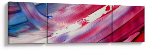 Obraz - růžovomodré barvy (170x50 cm)