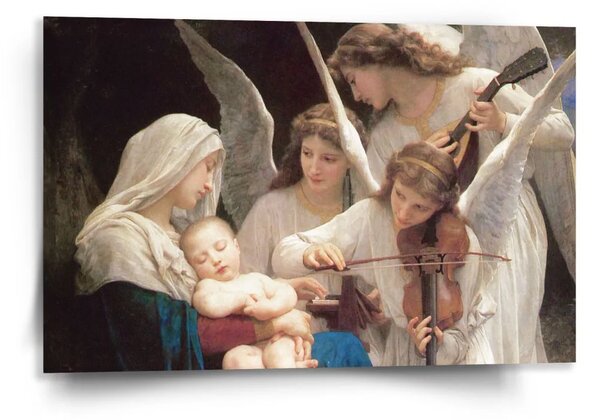 Sablio Obraz Panna s anděly - William-Adolphe Bouguereau - 120x80 cm