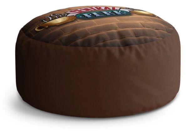 Sablio Taburet Circle Seriál přátelé CENTRAL PERK Cihly: 38x48 cm