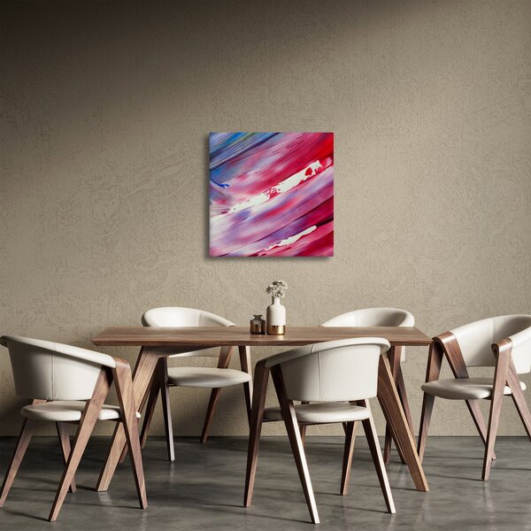 Obraz - růžovomodré barvy (30x30 cm)
