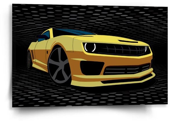 Sablio Obraz Chevrolet Camaro Puntíky - 60x40 cm