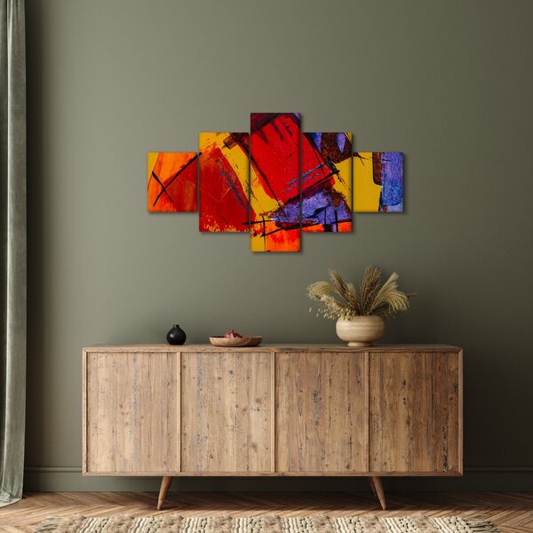 Obraz abstrakce (125x70 cm)