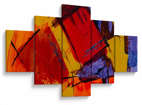 Obraz abstrakce (125x70 cm)