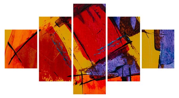 Obraz abstrakce (125x70 cm)