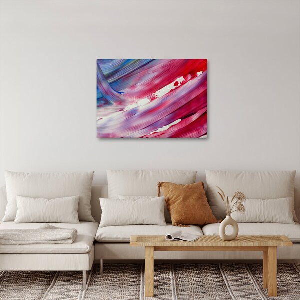 Obraz - růžovomodré barvy (70x50 cm)