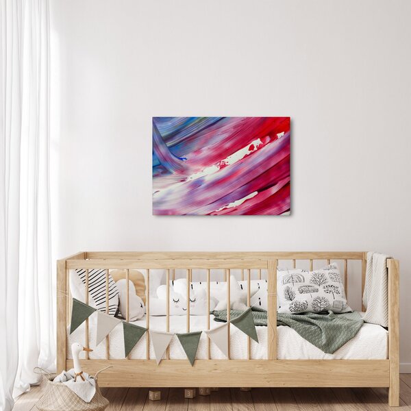 Obraz - růžovomodré barvy (70x50 cm)